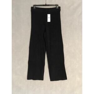 Ugg Women's Large Ribbed Terri Lounge Pant Black NEW